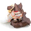 Tobestu Creative Cartoon Elephant Keychain Alloy Rhinestone Cute Animal Keyring