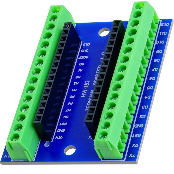 AZDelivery AZ-Nano V3 Board Terminal Adapter Board with Screw Terminals,