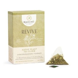 Roogenic Revive Tea Bags in Box, 18 Biodegradable Tea Bags
