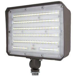 DAKASON 100W LED Flood Light Outdoor, Dusk-to-Dawn Photocell 180° Adjustable Knuckle, 13000LM 5000K Replaces 350W HPS/MH, IP65 Waterproof Outdoor Security Lighting Fixture, 100-277Vac, ETL Listed