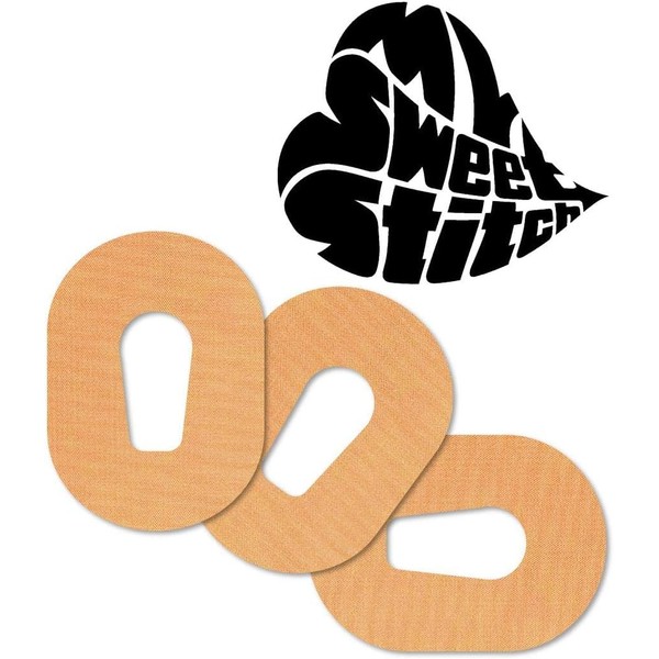 MySweetStitch Plasters for Dexcom G6 Sensor, Waterproof, Breathable and Skin-Friendly