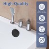 Bathtub Overflow Drain Cover 3-1/8" - Two Hole Tub Overflow