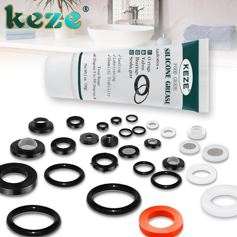 KEZE Food Grade Silicone Grease for Plumber Faucet Pool Lube