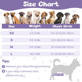 LBASE Dog Harness and Leash Set with 2 Flower Patches, No Pull Adjustable Puppy Harness, Step in No Chock Dog Vest for Small Medium Dogs Puppy and Cats(Khaki, L)