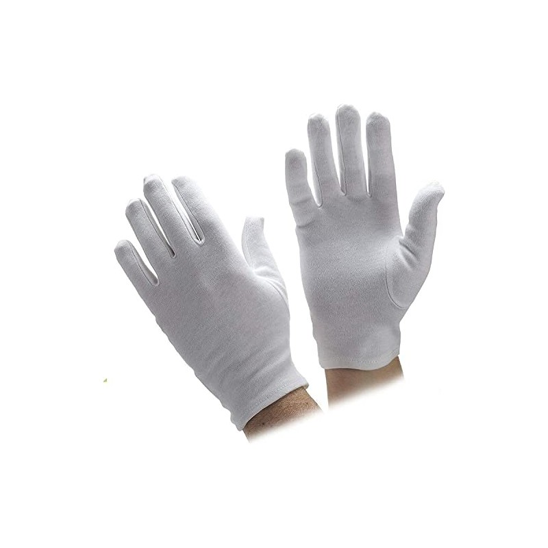 Play-tec Bisou Dermatological White Cotton Gloves