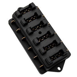 Car Fuse Box - MASO 6Way Blade Fuse Box Block Holder 12V 24V Car Truck Marine Circuit Standard ATC