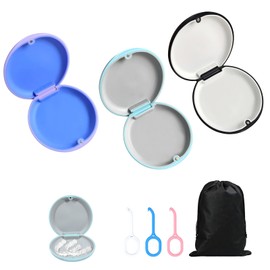 atnayo 7 Pcs Retainer Case Set, Anti-slip Magnetic Invisalign Case