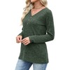 XMTOPYE Shirts for Women Long Sleeve Tops V Neck Sweaters