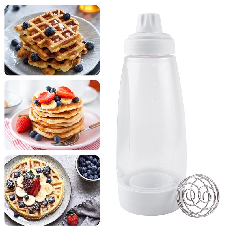 Dough Scoop, Pancakes, 1000 ml Dough Scoop with Scale and