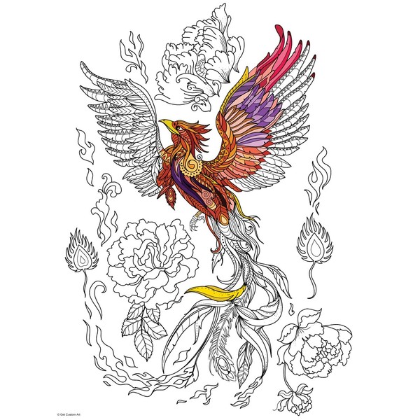 Get Custom Art Giant coloring Poster for Kids, Teens, and