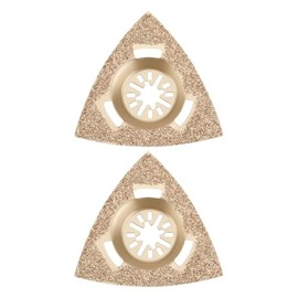 eMagTech Pack of 2 80 mm Carbide Rasp Blades Compatible with Fein Compatible with Multimaster Compatible with Bosch Compatible with Milwaukee Oscillating Multitool