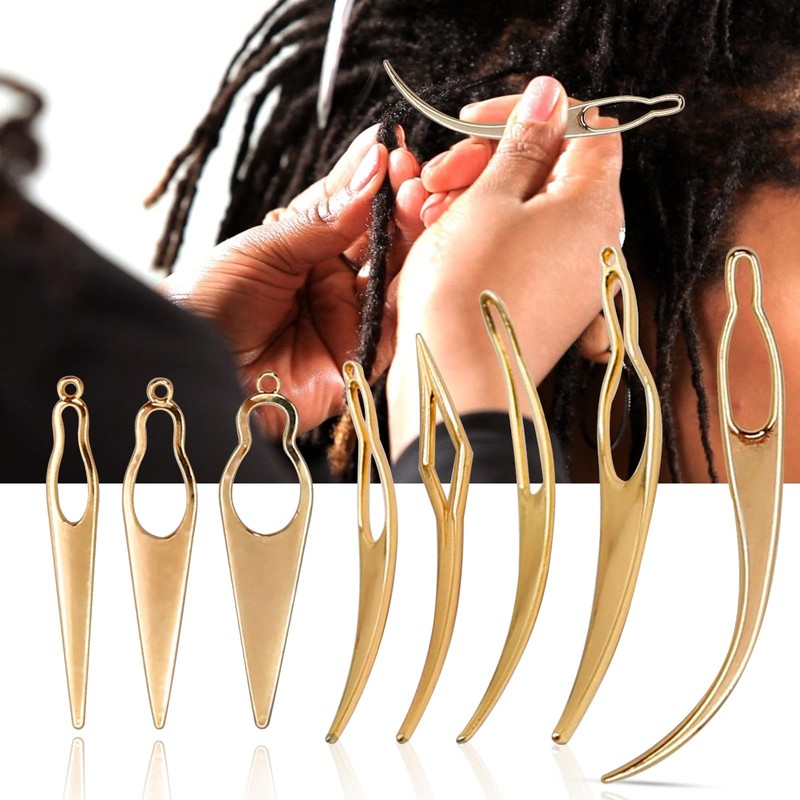 Hoypeyfiy Sisterlock Herramienta de reapriete, 8 piezas de rastas trenzadas