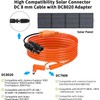 Behaunty Solar Connector to DC 8mm Adapter Cable 50FT, 12AWG