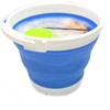 SAMMART 10L (2.64Gallon) Collapsible Fishing Bucket with Locking Lid, 31cm