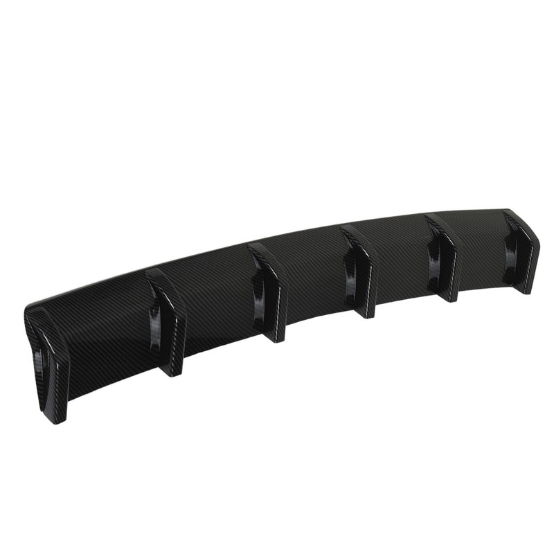 93cm Rear Bumper Diffuser Carbon Fiber Pattern Sporty Style Shark
