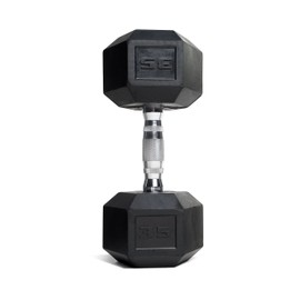 CAP Barbell 35 LB Coated Hex Dumbbell Weight, New Edition