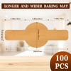 Tchrules Dutch Oven Liners, with Extended Handles Unbleached 100 Pcs