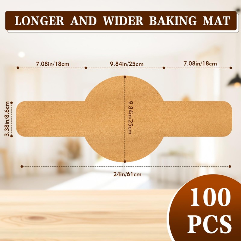 Tchrules Dutch Oven Liners, with Extended Handles Unbleached 100 Pcs