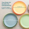 Nook Theory Reusable Wheat Straw Plates 8 Pcs - Non