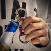 Heavy Duty Keychain,Bottle Opener Function Key Chain,Versatile Carabiner Clip Ring