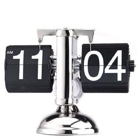 OBEST Flip Stand Clock, Flapper Clock, Flip Clock, Wall Mount and Table Clock