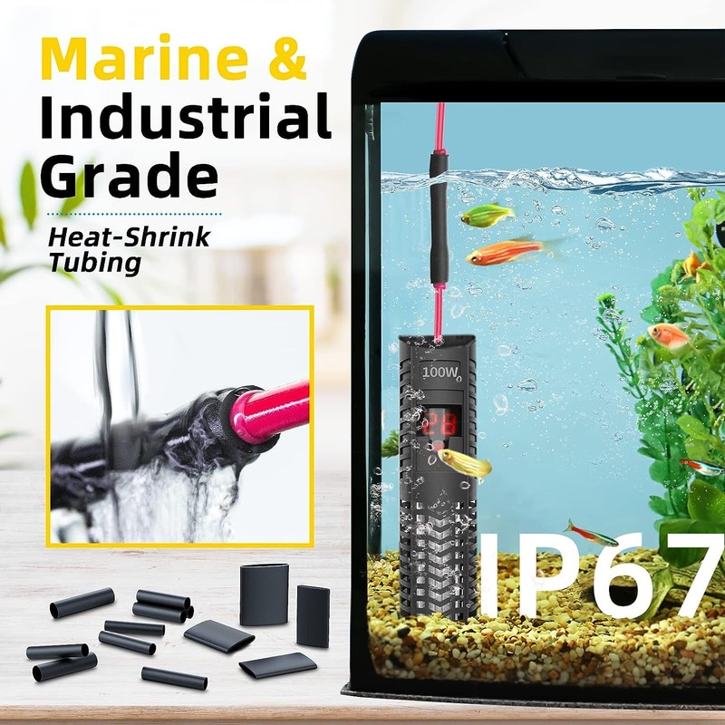 GSXRB Heat Shrink Tubing 4:1 Dual Wall Adhesive Lined 10