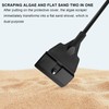 Aquarium Algae Scraper with Long Handle and Interchangeable Blades for