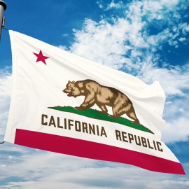 Unbranded/Generic 3x5' California Republic State Flag CA Bear Outdoor Banner Indoor