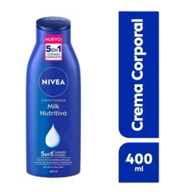 Crema Corporal Nivea Milk Nutritiva Humectante 400ml