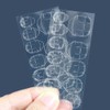 AiMMei Nail Tips, 24 Pieces for Feet, Easy False Nails,