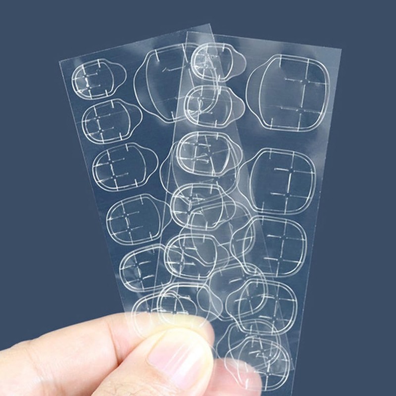 AiMMei Nail Tips, 24 Pieces for Feet, Easy False Nails,