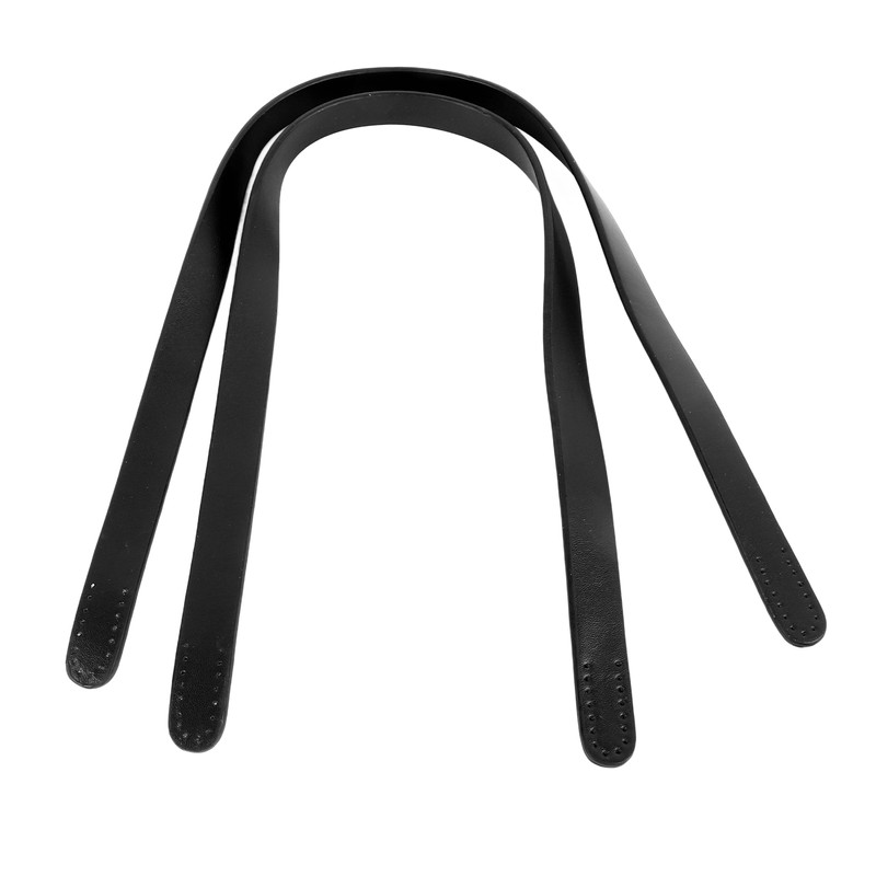 2Pcs Leather Bag Handles 25.6in Long 0.7in Wide Synthetic Leather