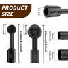 4Pcs Ball Grinding Head Ball Gouge Angle Grinder Attachment Sphere