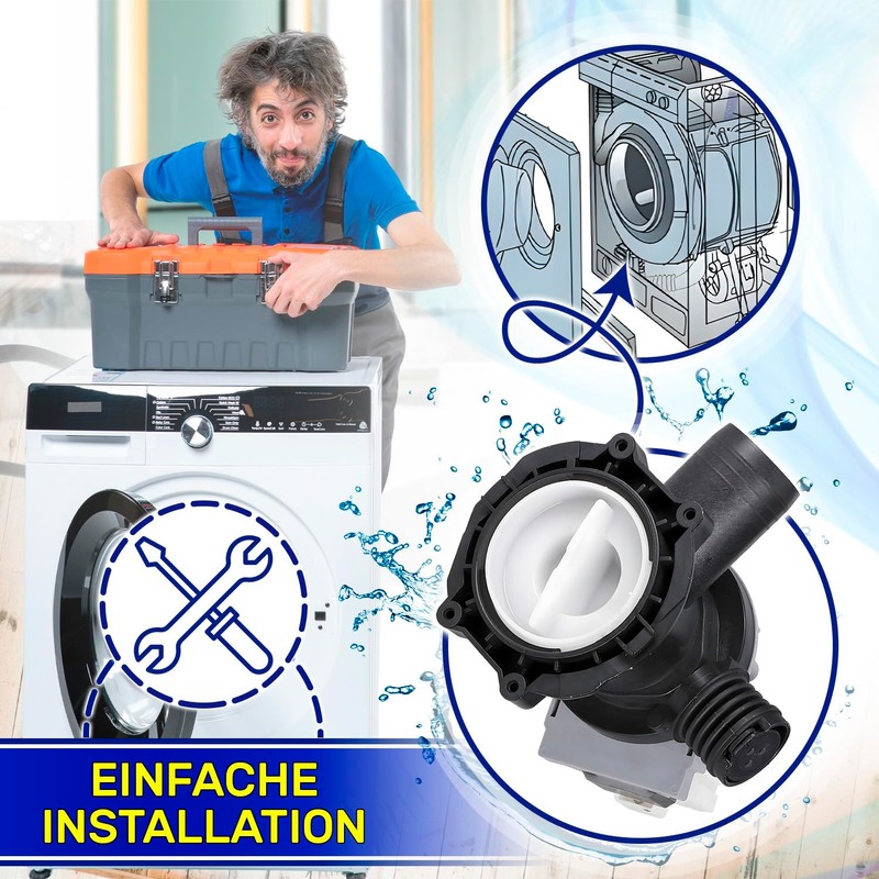 Drain Pump for Washing Machine M327 25W 220-240V 50HZ 0.15A