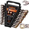 HORUSDY 12-Piece Metric Flex-Head Ratcheting Wrench Set with Organizer |
