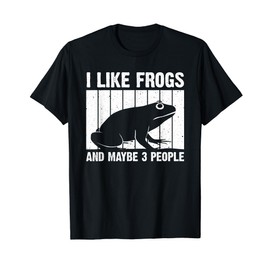 Cute Frog Design For Toad Lover Men Women Amphibian Animals T-Shirt