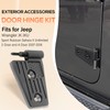 Door Hinge Kit Exterior Accessories Fits for Jeep Wrangler JK