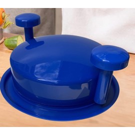 Chicken Shredder, Meat Shredder Tool Twist, Multifunctional Bear Claws and Non-Skid Base, Food Grinder for Pork, Beef (Blue)