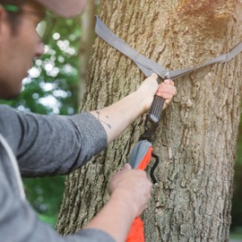 Tree Friendly Hammock Suspension Straps: Silverback Non Stretch Strap System with Carabiners for All Brands of Hammocks - Set of 2 XL Hanging Straps with Carry Bag - Combined 20 Foot Length, 40 Loops