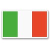 2 x 10cm/100mm Ireland Irish Flag Window Cling Sticker Car