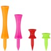 Zivisk Golf Tees Mixed Size Plastic Castle Tees 120 Count