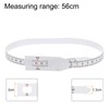 sourcing map Head Circumference Band 56 cm Plastic Measuring Ruler