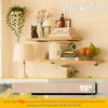 Floating Shelf Bracket 6 Inch of 4 Pack Heavy Duty