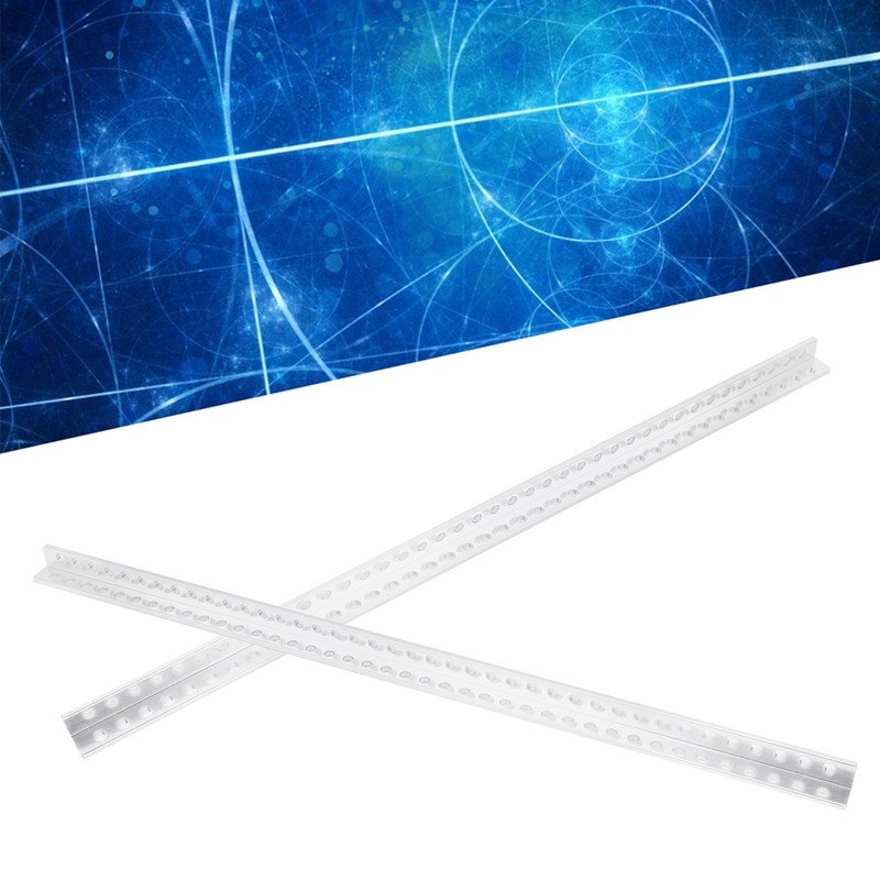 2Pcs Aluminum Extrusion Profile LShaped Beam 40 Holes Robot Accessories