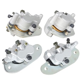 WFLNHB Front Rear Brake Calipers with Pads Replacement for Yamaha Viking YXM700 Replacement for Yamaha Viking VI YXC700 YXM700 2014-2021