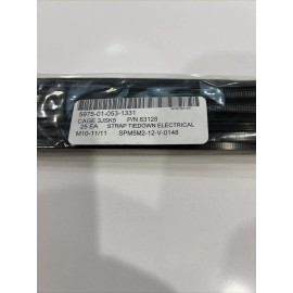 USAToughTies x1000 US Military Zip Tie Strap Tiedown Electrical NSN 5975-01-053-1331 Black