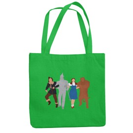 rainUP Music Film Tote Bag, Made of 100% Organic Cotton, Organic Cotton Shopper Bag, Original Fabric Bag, Reusable Bags, Cotton, Wizard Of Oz, 37 x 41 cm, Wizard Of Oz