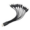 BWESOO Black 10 in 1 Universal USB Cable, Multiple Universal