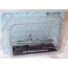 deagostini warships collection Z21 wilhelm heidkamp ship 1:1250 scale diecast model