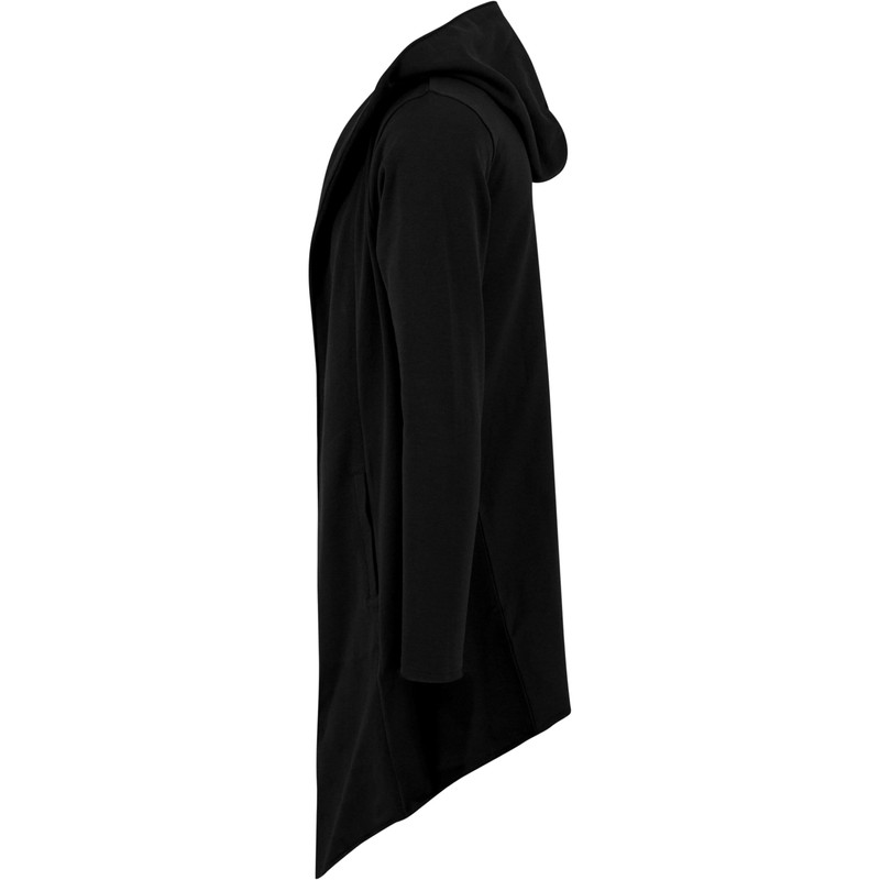 Urban Classics Men's Long Hooded Open Edge Cardigan - Regular